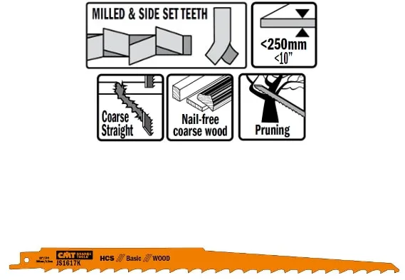 Pilový list 300mm HCS Basic