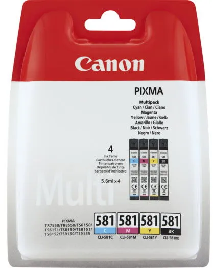 Canon CLI-581 Multi Pack inkoustové kazety vícebarevné