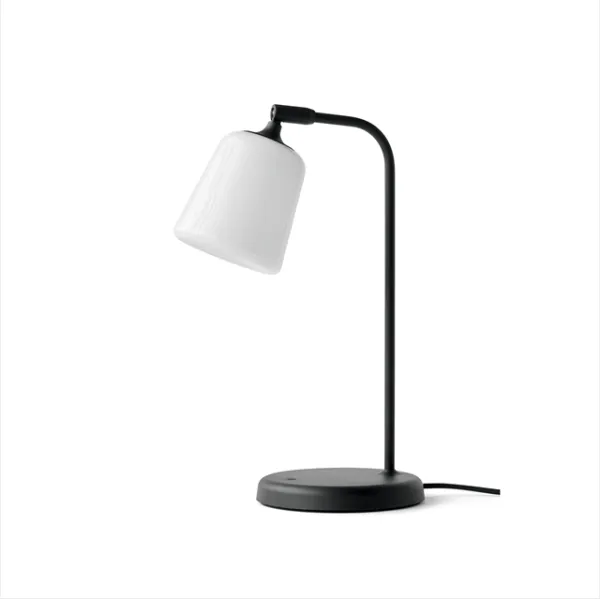 New Works Material Stolní lampa Bílá/Opál