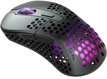 Xtrfy M4 Wireless RGB Gaming Mouse - Black - Herní myš - Optická - 6 tlačítek - Černá s RGB osvětlením