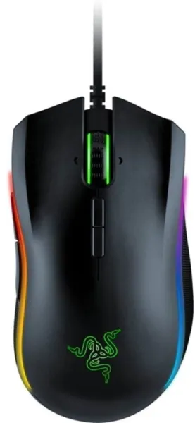 Razer Mamba Elite - Herní myš - Laser - 9 tlačítek - Černá s RGB osvětlením