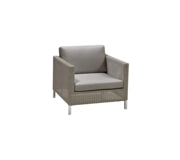 Cane-Line Connect lounge křeslo - taupe, polštář v taupe